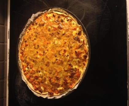 Tarte aux carottes et à la feta