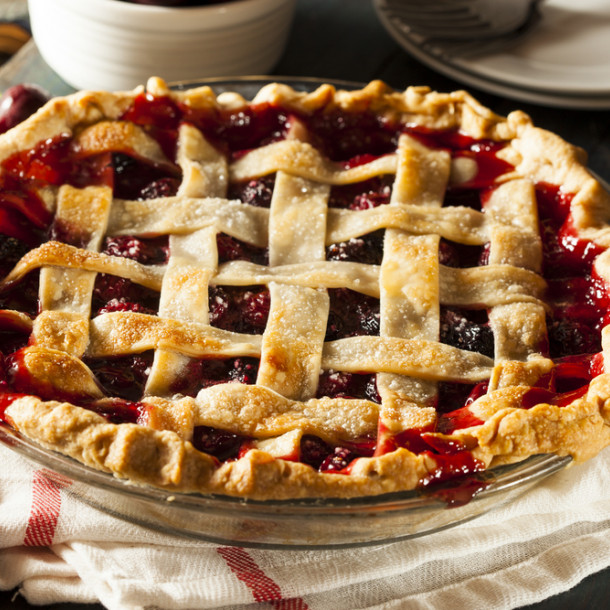 Tarte aux cerises en bocaux