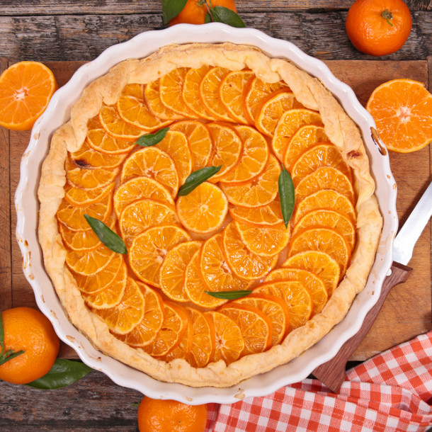 Tarte aux clémentines