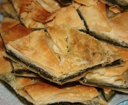 Tarte aux côtes de bette (torta di erbette)