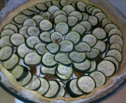 Tarte aux courgettes et aux figues