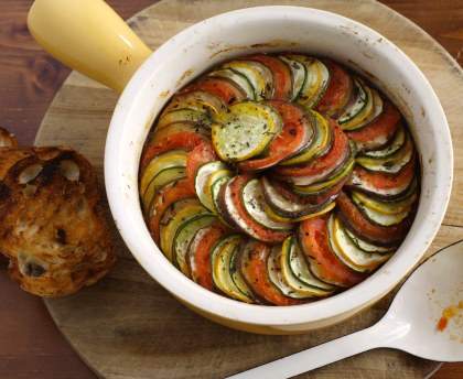 Tarte aux courgettes façon tian