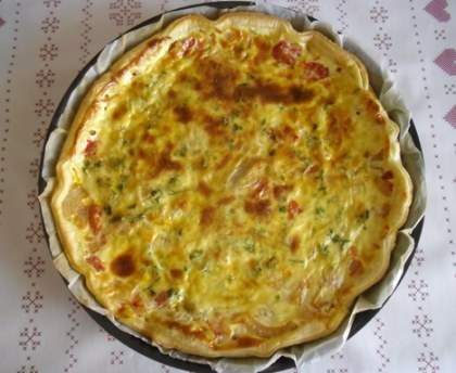 tarte aux fenouils et tomates