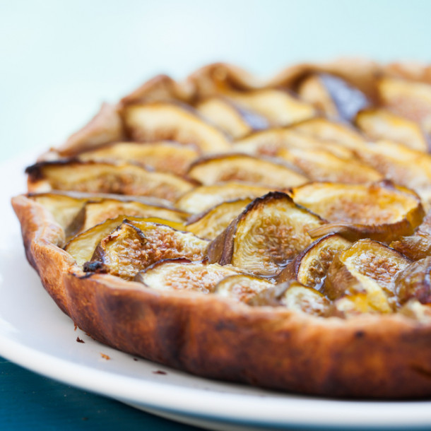 Tarte aux figues blanches