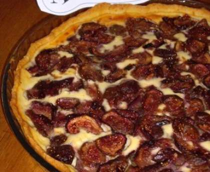 Tarte aux figues et à la brousse de la Grive