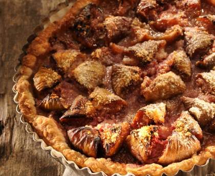 Tarte aux figues et à la poudre d'amandes