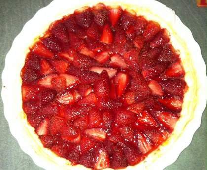 Tarte aux fraises cuites simplissime de Made
