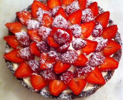Tarte aux fraises de Véronique Et La Chouquetterie