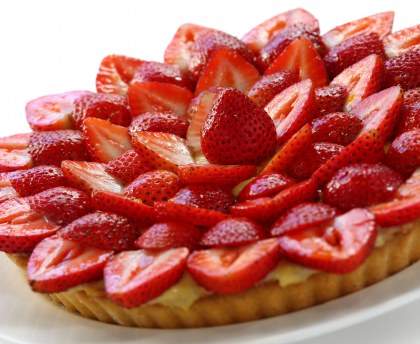 Tarte aux fraises facile