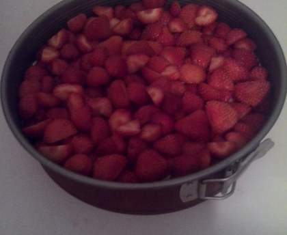 Tarte aux fraises speculoos et petits Lu