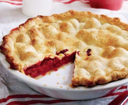 Tarte aux framboises surgelées