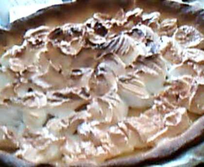 Tarte aux mandarines meringuée