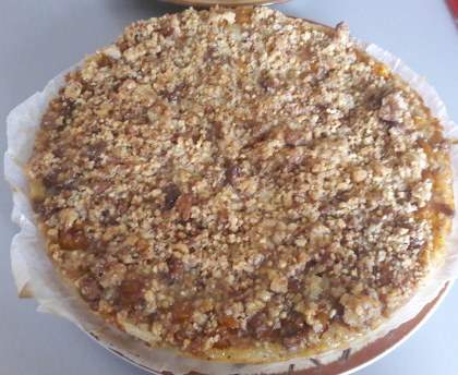 Tarte aux mirabelles façon crumble