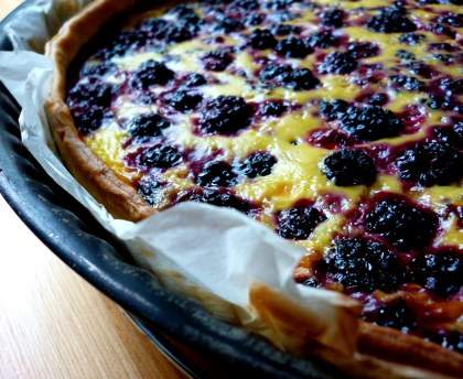 Tarte aux mûres facile