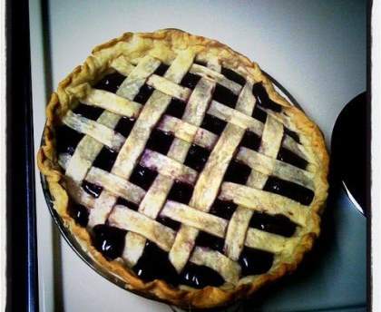 Tarte aux myrtilles et cannelle
