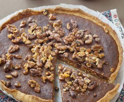 Tarte aux noix et au miel