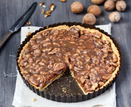 Tarte aux noix et au sirop d'érable