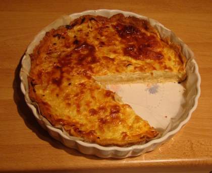 Tarte aux oignons et cassonade