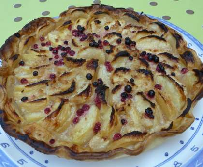 Tarte aux pêches ou nectarines