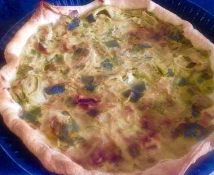 Tarte aux poireaux légère et rapide