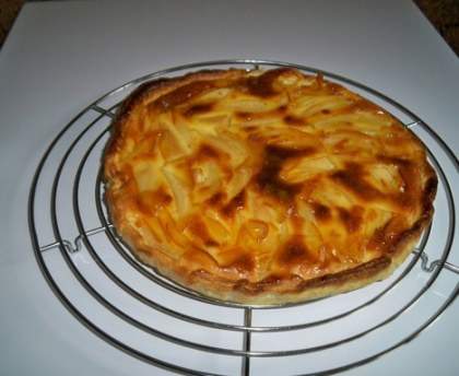 Tarte aux poires et au mascarpone