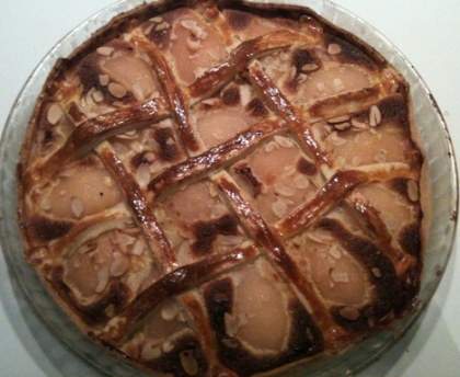 Tarte aux poires et aux amandes d'Estelle