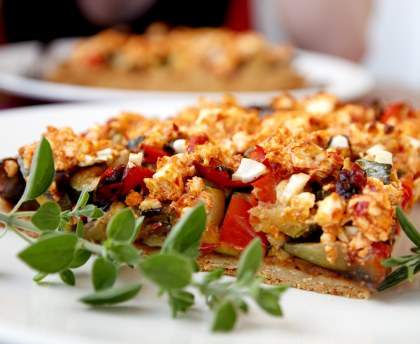 Tarte aux poivrons