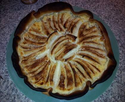 Tarte aux pommes à la cannelle
