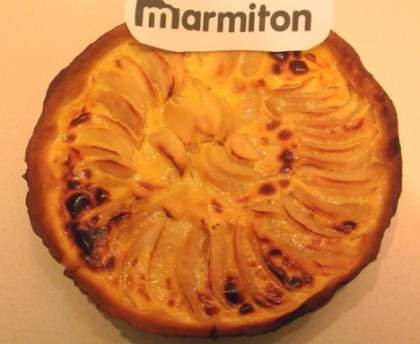 Tarte aux pommes à la crème