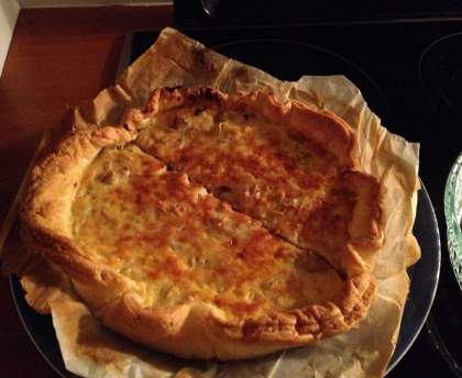 Tarte aux pommes de terre et au thon