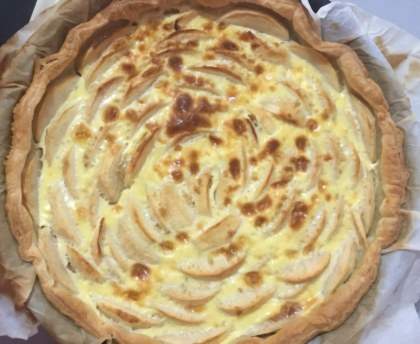 Tarte aux pommes noisettes