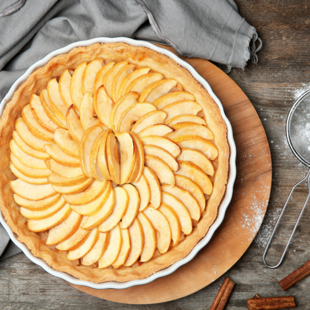 Tarte aux pommes pâte sablée Thermomix 