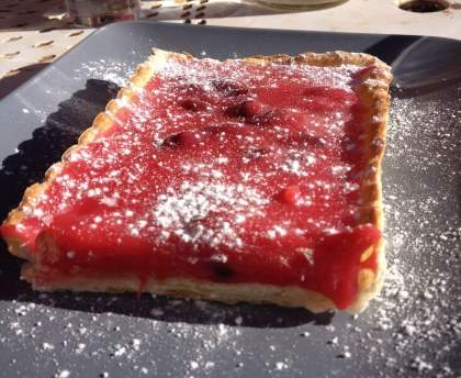 Tarte aux pralines rapide