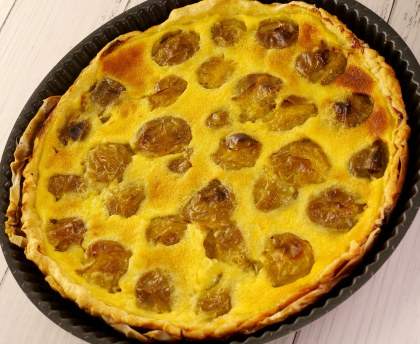 Tarte aux prunes facile