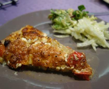 Tarte aux scampis