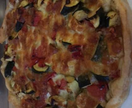 Tarte balsamique aux légumes du soleil