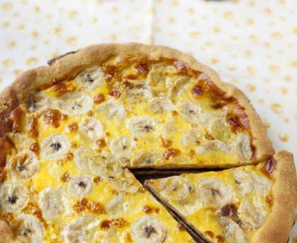 Tarte bananes chocolat