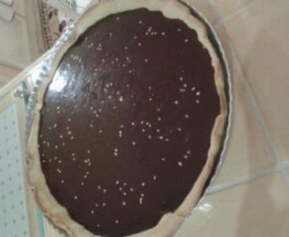 Tarte chocolat carambar 