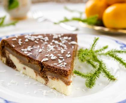 Tarte chocolat coco