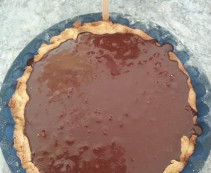 Tarte chocolat noix de pécan caramélisées