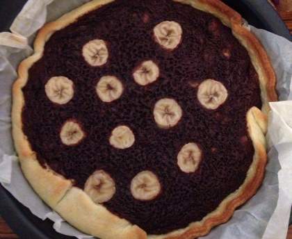 Tarte chocolat purée de banane