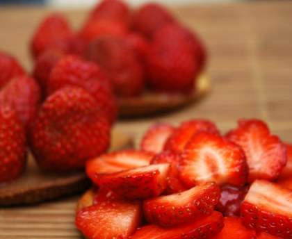 Tarte citron et framboise