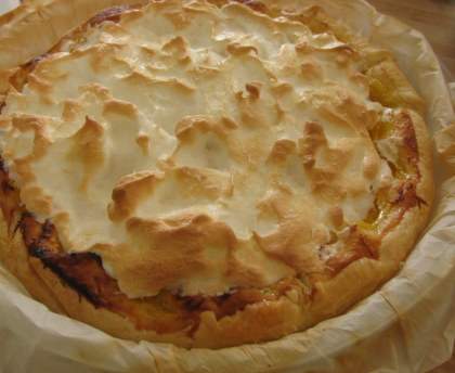 Tarte citron orange meringuée
