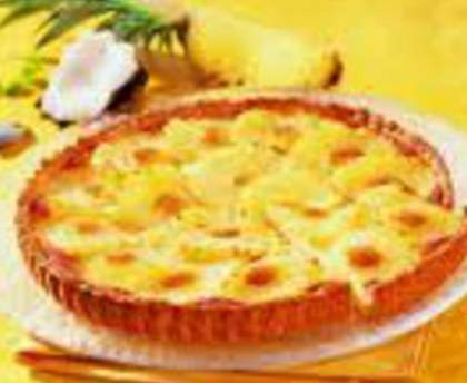 Tarte coco ananas