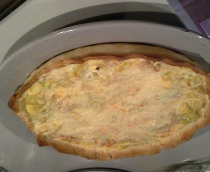 Tarte courgettes-bananes