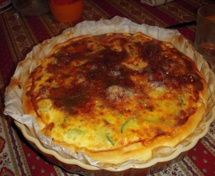 Tarte courgettes et bleu