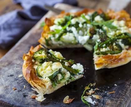 Tarte courgettes et feta