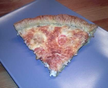 Tarte courgettes, tomates cerise et thon