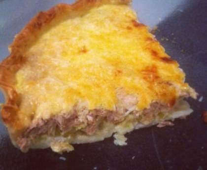 Tarte courgettes-tomates-thon
