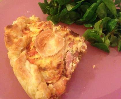 tarte courgettes-tomates